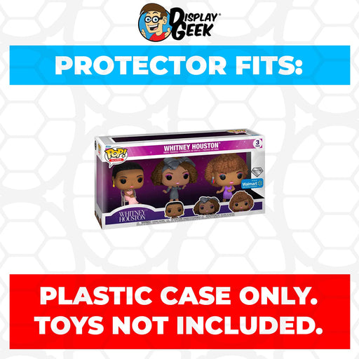 Pop Protector for 3 Pack Whitney Houston Diamond Funko Pops - for just $13.99! 