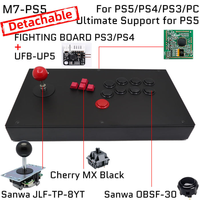 FightBox M7 Arcade Game Controller for PC/PS/XBOX/SWITCH - Just $169.99! Shop now at Retro Gaming of Denver
