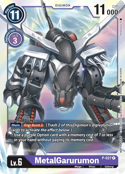 MetalGarurumon [P-027] [Promotional Cards] - Just $0.09! Shop now at Retro Gaming of Denver