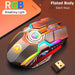 Color Wireless Gaming RGB Rechargeable Mute Button Mouse - for just $39.94! 