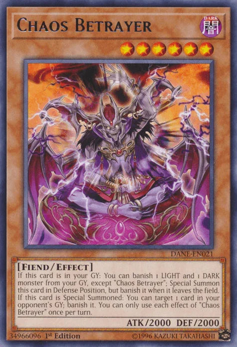 Chaos Betrayer [DANE-EN021] Rare - for just $0.10! 