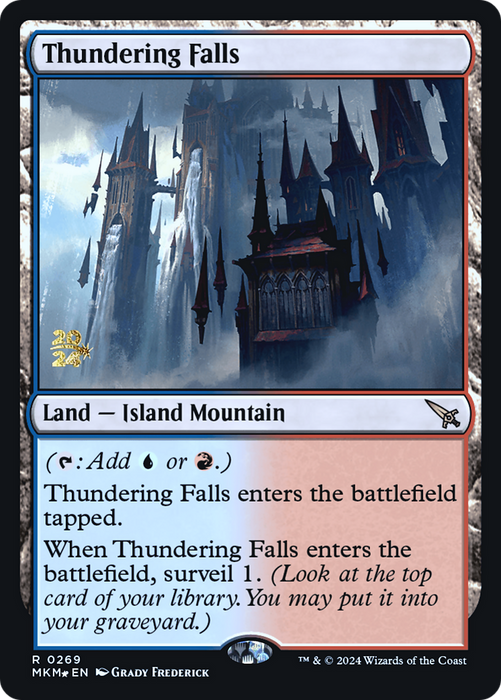 Thundering Falls (PRE-269) - Murders at Karlov Manor Promos Foil - for just $7.05! 