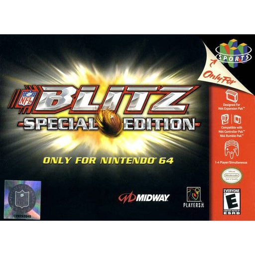 NFL Blitz Special Edition (Nintendo 64) - Just $0! Shop now at Retro Gaming of Denver