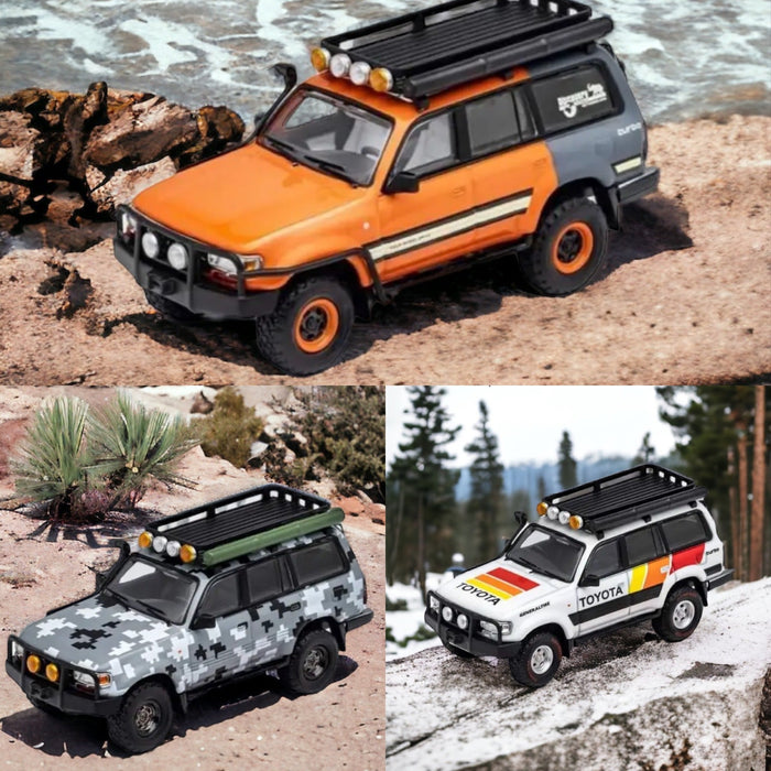 GCD Toyota Land Cruiser LC80 Modified Version With Accessories 1:64 - Premium Toyota - Just $34.99! Shop now at Retro Gaming of Denver