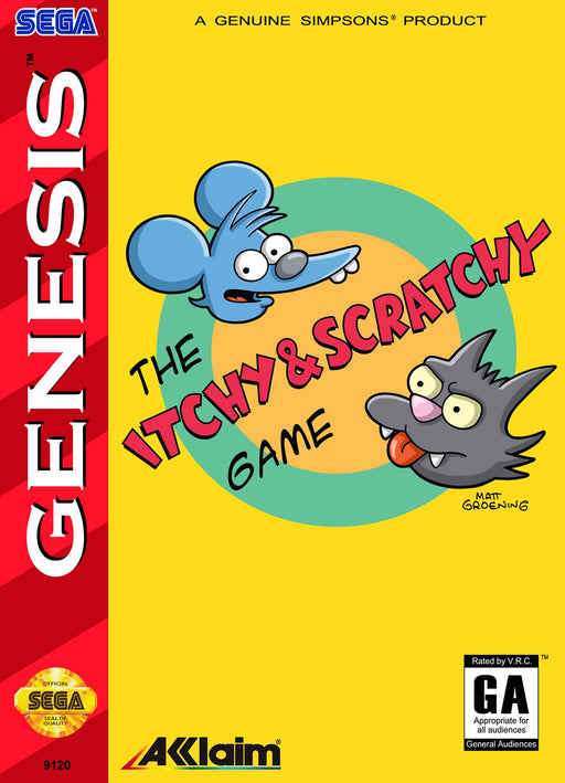The Itchy and Scratchy Game (Sega Genesis) - for just $0! 