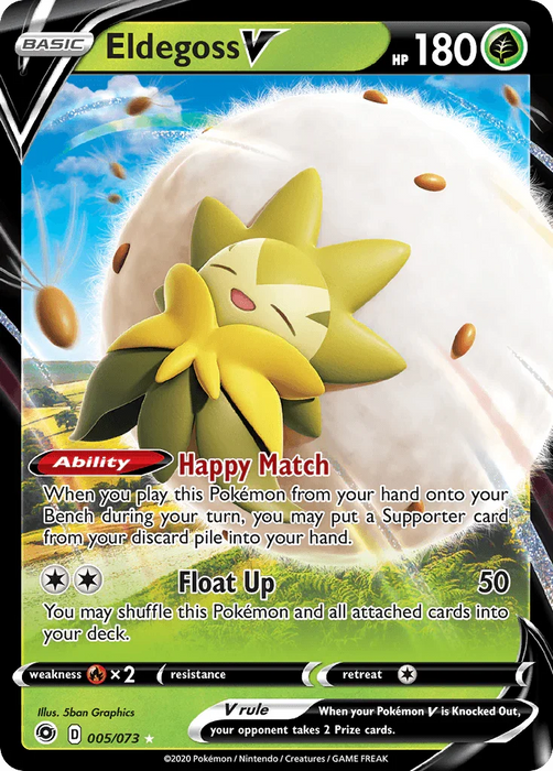 Eldegoss V (005/073) [Sword & Shield: Champion's Path] - for just $0.40! 
