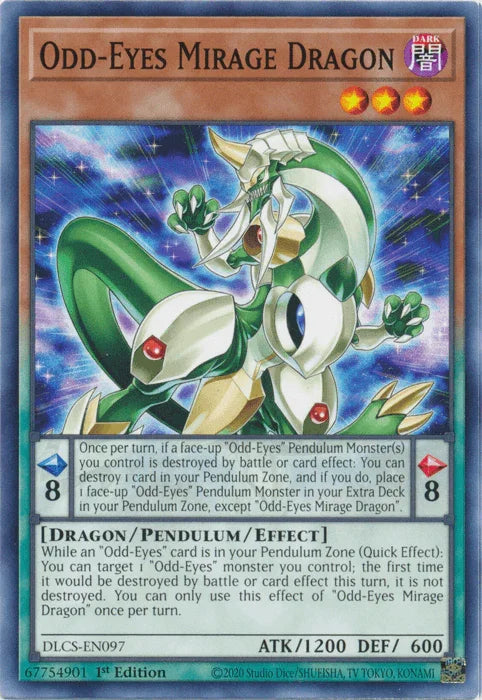 Odd-Eyes Mirage Dragon [DLCS-EN097] Common - for just $0.15! 