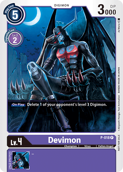 Devimon [P-018] [Promotional Cards] - Just $0.15! Shop now at Retro Gaming of Denver