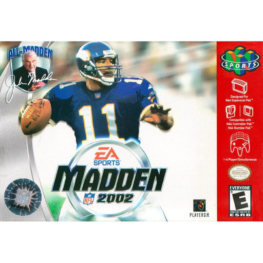 Madden 2002 (Nintendo 64) - Just $0! Shop now at Retro Gaming of Denver