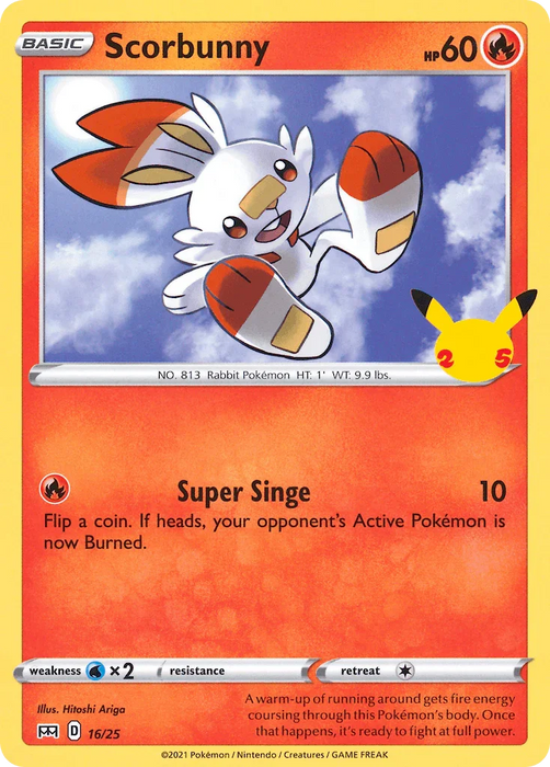 Scorbunny (16/25) [McDonald's 25th Anniversary] - for just $0.20! 