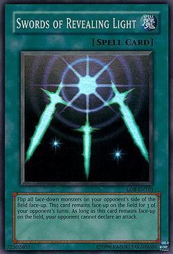 Swords of Revealing Light [LOB-EN101] Super Rare - for just $0.70! 