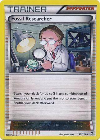 Fossil Researcher (92/111) (Cosmos Holo) [XY: Furious Fists] - for just $0.55! 