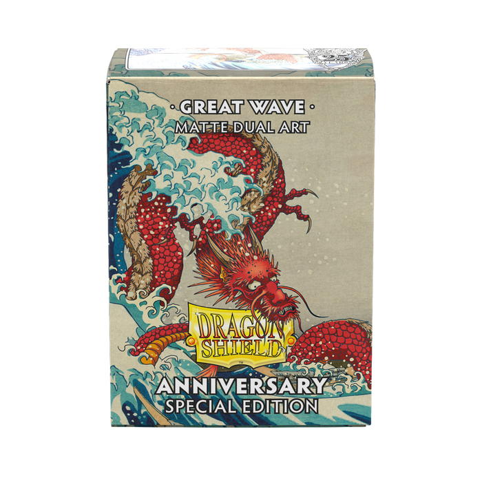 Dragon Shield: Standard 100ct Art Sleeves - Great Wave (Anniversary Special Edition) - for just $15.95! 