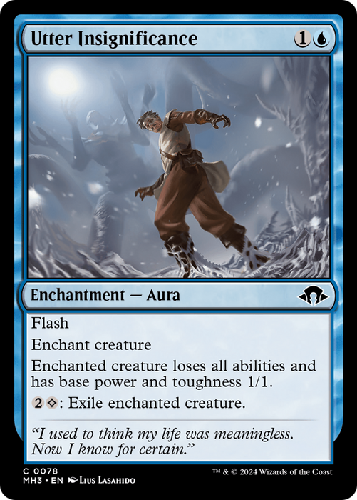 Utter Insignificance (MH3-078) - Modern Horizons 3 - for just $0.05! 