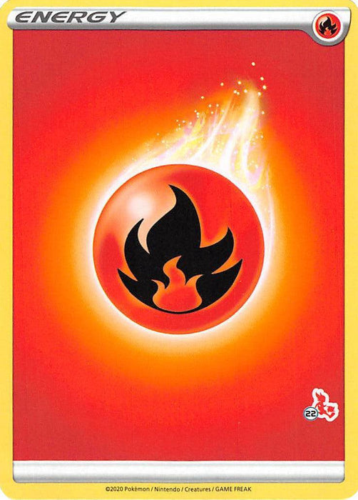 Fire Energy (Cinderace Stamp #22) [Battle Academy 2022] - for just $0.10! 