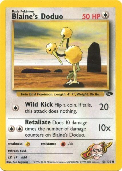 Blaine's Doduo (61/132) [Gym Challenge Unlimited] - for just $0.35! 