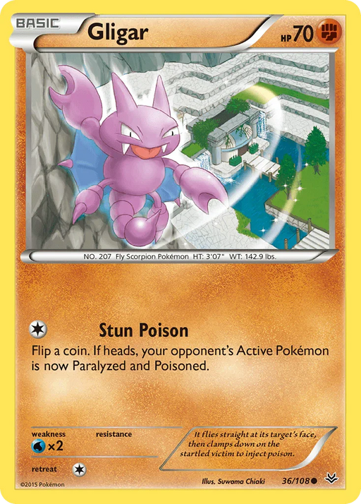 Gligar (36/108) [XY: Roaring Skies] - for just $0.10! 