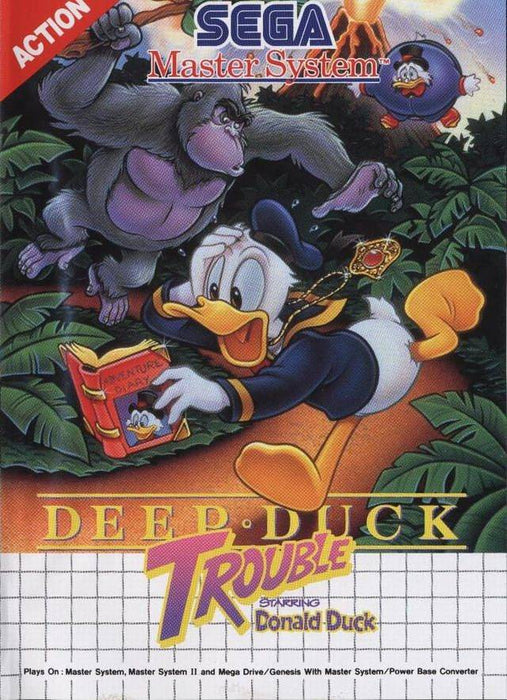 Deep Duck Trouble Starring Donald Duck (Sega Master System) - for just $0! 