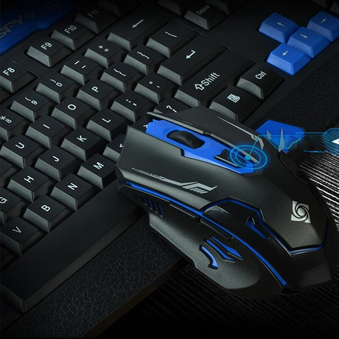 Hk8100 2.4 G Wireless Gaming Keyboard Mouse Combo Ergonomics Waterproof Optical For Pc Laptop Desktop Gamer - for just $51.04! 