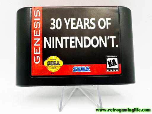 30 Years of Nintendon't Sega Genesis Repro Video Game Cart - for just $19.99! 