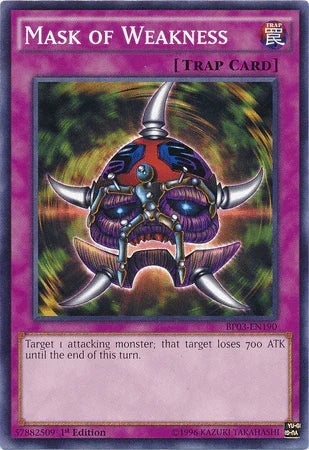 Mask of Weakness [BP03-EN190] Common - for just $0.10! 