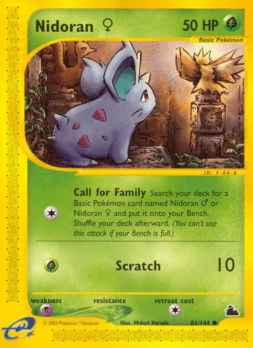 Nidoran (81/144) (Female) [Skyridge] - for just $12.15! 