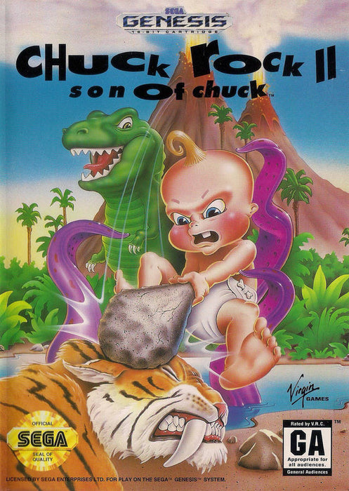 Chuck Rock II Son of Chuck (Sega Genesis) - for just $0! 