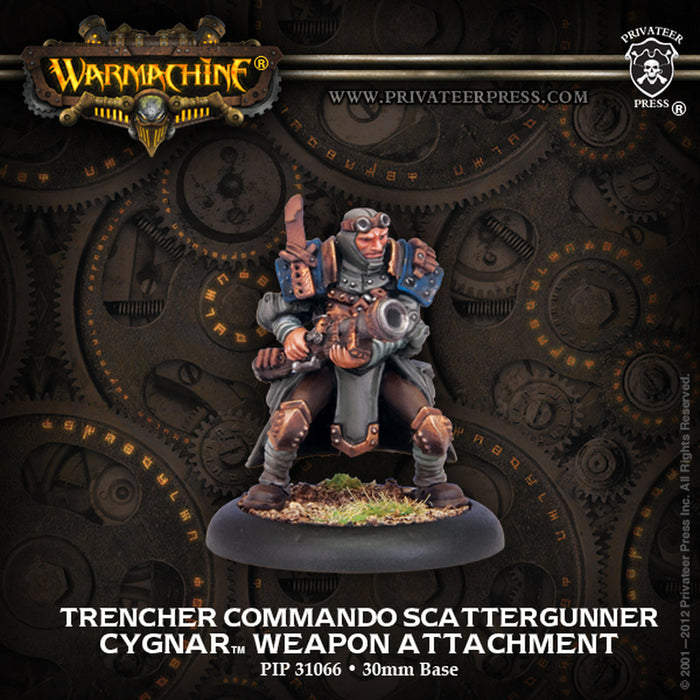 Warmachine: Cygnar Trencher Commando Scattergunner - for just $7.99! 
