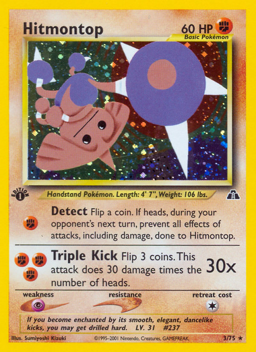 Hitmontop (3/75) [Neo Discovery 1st Edition] - Just $26.85! Shop now at Retro Gaming of Denver