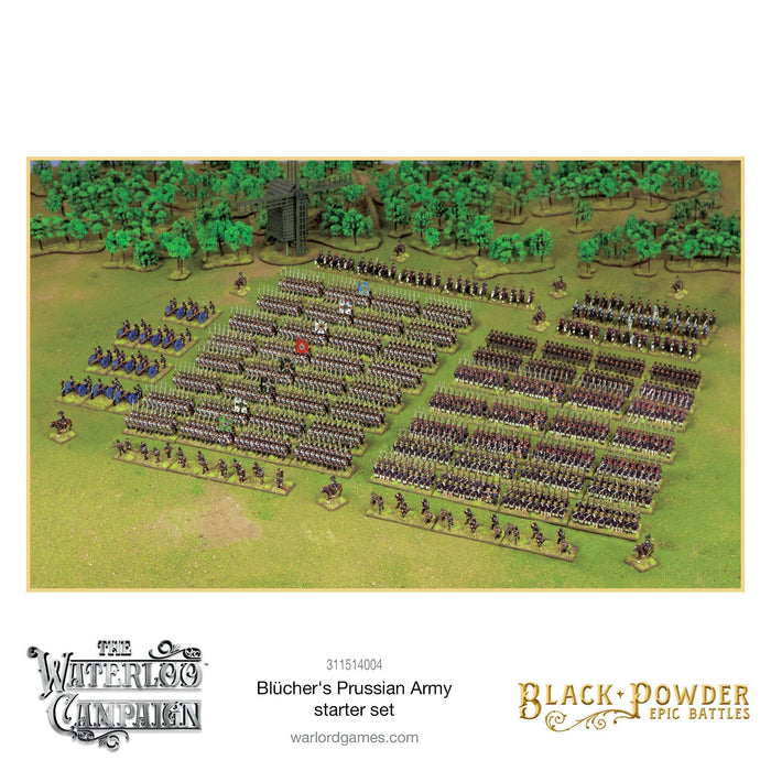 Black Powder: Epic Battles - Waterloo - Blüchers Prussian Army Starter Set - for just $152! 