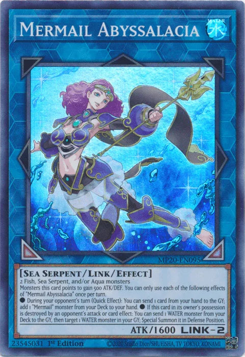Mermail Abyssalacia [MP20-EN095] Super Rare - for just $0.15! 