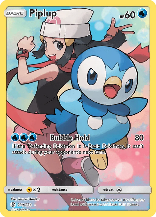Piplup (239/236) [Sun & Moon: Cosmic Eclipse] - for just $31.60! 