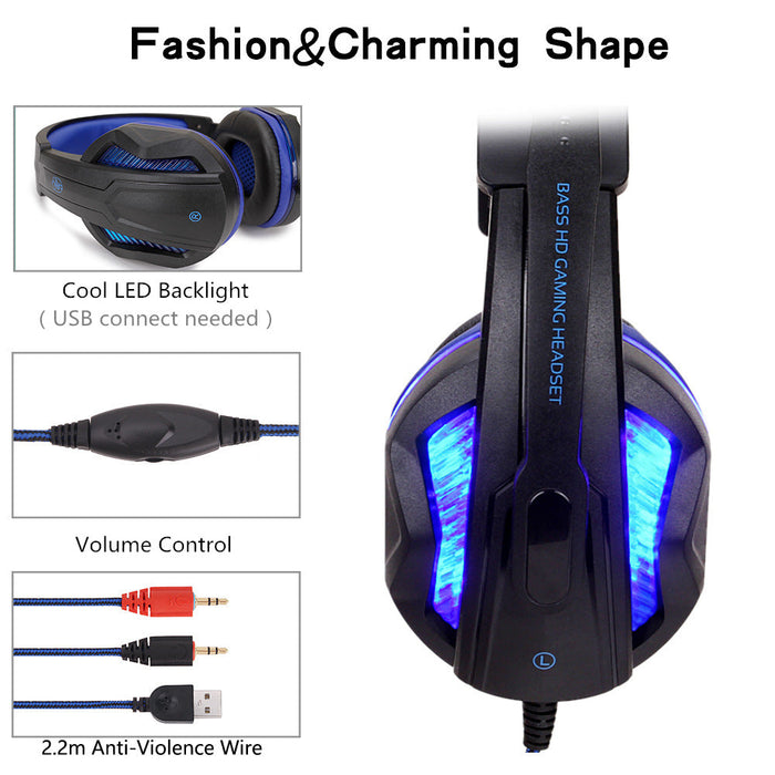 Glowing gaming headset gaming headset - for just $86.18! 