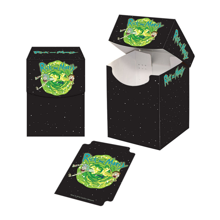 Ultra PRO: Deck Box - PRO 100+ (Rick and Morty - Portal) - for just $0! 