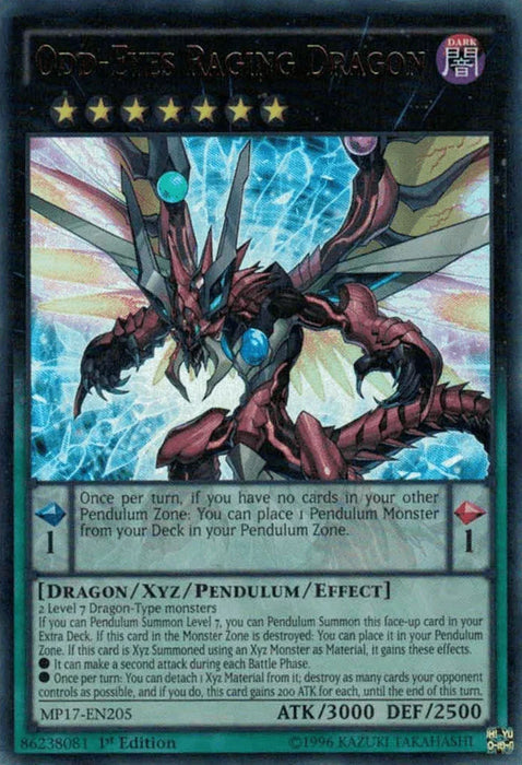 Odd-Eyes Raging Dragon [MP17-EN205] Ultra Rare - for just $0.45! 