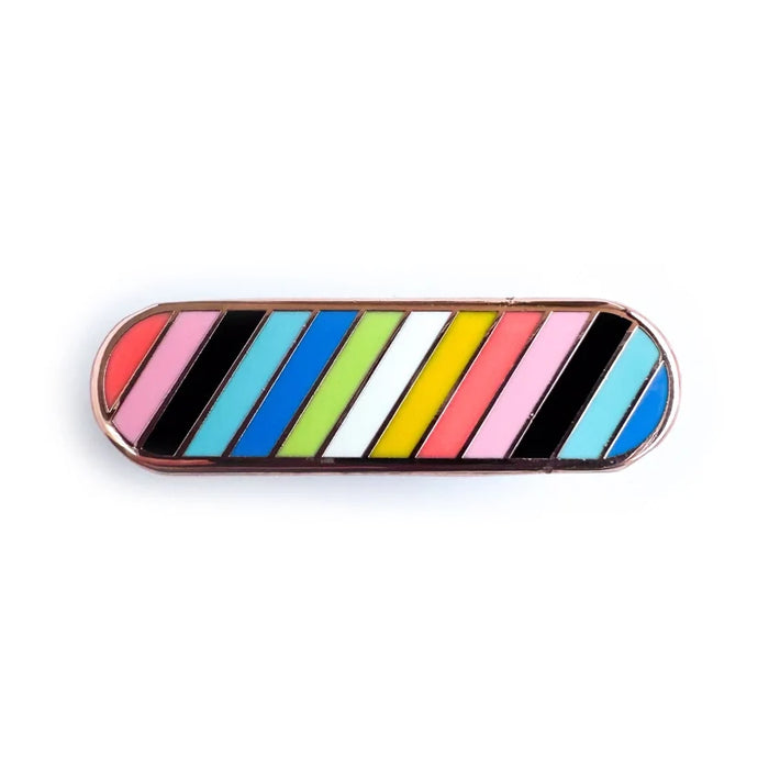 Pride Pals Flag Enamel Pin - Queer - for just $10! 