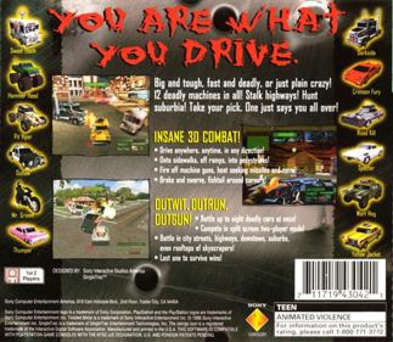 Twisted Metal [Greatest Hits] – PlayStation 1 (PS1) - for just $0! 