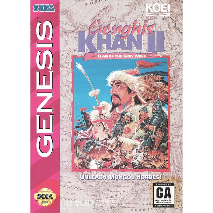 Genghis Khan II: Clan of the Gray Wolf (Sega Genesis) - Just $0! Shop now at Retro Gaming of Denver