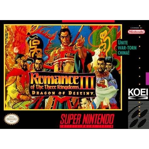 Romance of the Three Kingdoms III Dragon of Destiny (Super Nintendo) - Just $0! Shop now at Retro Gaming of Denver