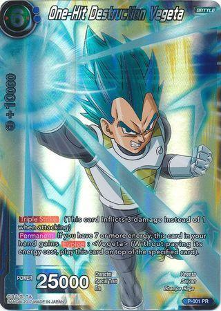 One-Hit Destruction Vegeta (P-001) [Promotion Cards] - for just $0.15! 