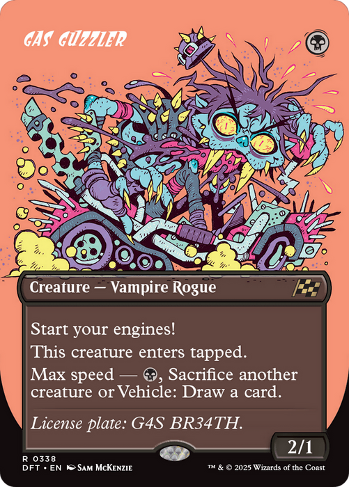 Gas Guzzler (DFT-338) - Aetherdrift (Borderless) Foil - for just $0.14! 