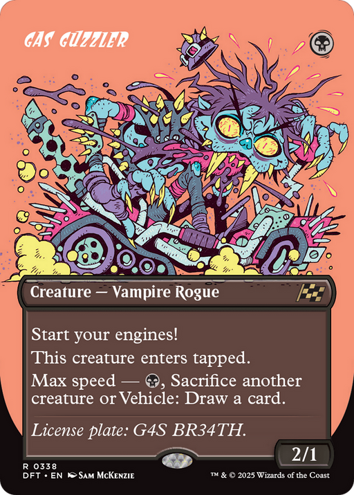Gas Guzzler (DFT-338) - Aetherdrift (Borderless) Foil - for just $0.14! 