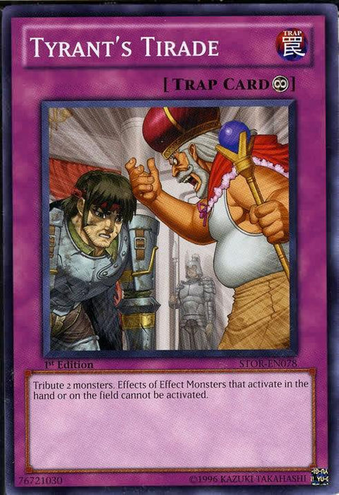 Tyrant's Tirade [STOR-EN078] Common - for just $0.35! 