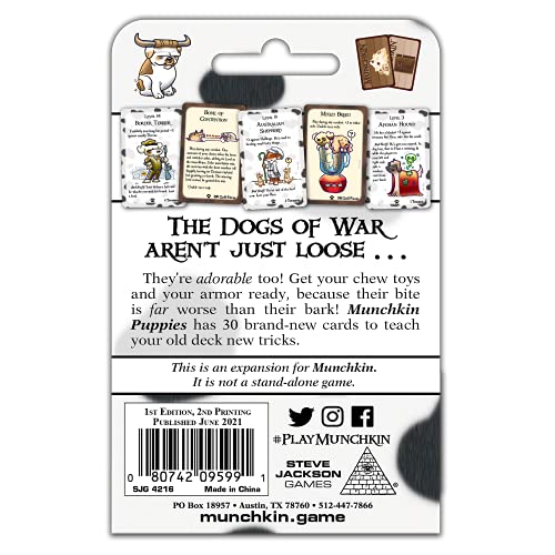 Munchkin: Puppies - for just $10.95! 
