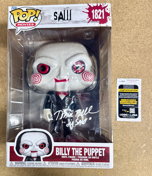 Tobin Bell Signed Saw Billy The Puppet Funko Pop! 10”#1821 Jigsaw Killer 2025 - for just $400! 