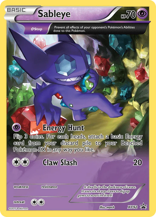 Sableye (XY92) [XY: Black Star Promos] - for just $13.30! 