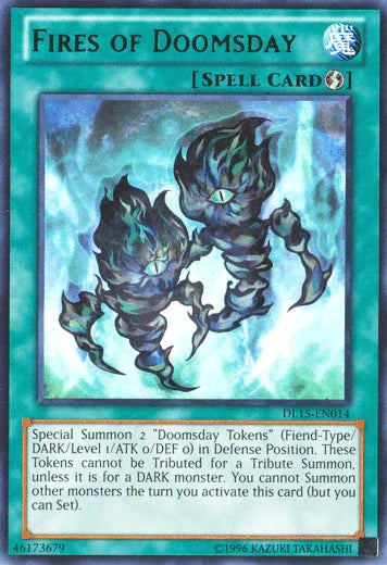 Fires of Doomsday (Green) [DL15-EN014] Rare - for just $0.60! 