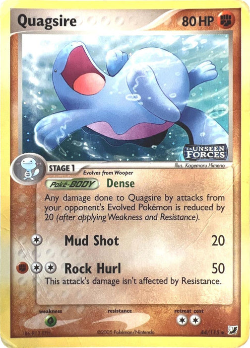 Quagsire (44/115) (Stamped) [EX: Unseen Forces] - for just $19.75! 