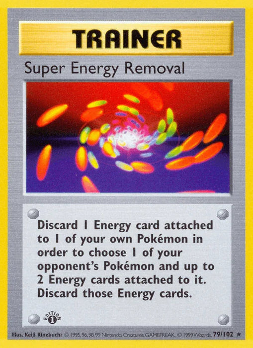 Super Energy Removal (79/102) (Shadowless) [Base Set 1st Edition] - for just $23.60! 
