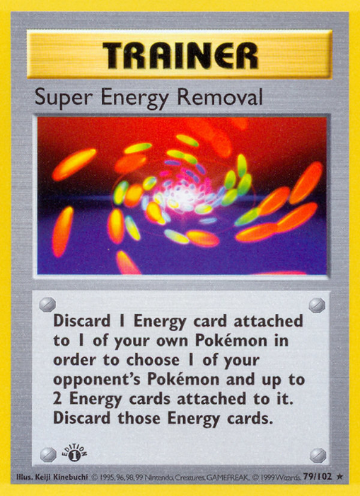 Super Energy Removal (79/102) (Shadowless) [Base Set 1st Edition] - Just $20.65! Shop now at Retro Gaming of Denver